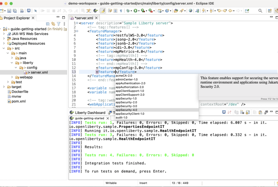 Tutorial: A Deep Dive into MicroProfile 4.0 with Open Liberty ...